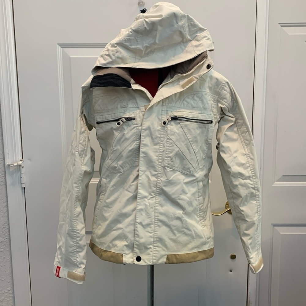 Bonfire Snowboarding sz medium echo cream jacketet ski